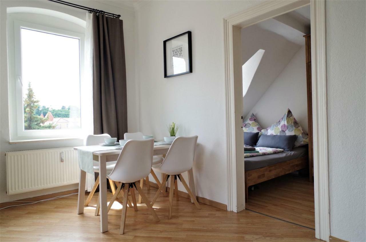 Lichtblick - sonnige Ferienwohnung am Lutherplatz Meißen Exterior foto