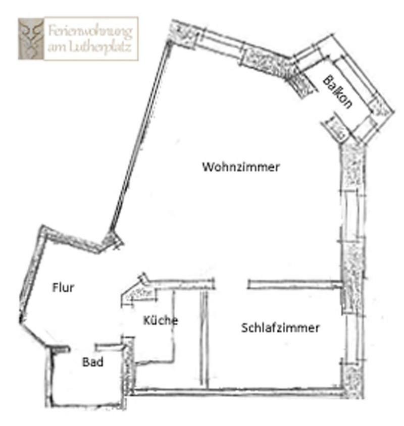 Lichtblick - sonnige Ferienwohnung am Lutherplatz Meißen Exterior foto